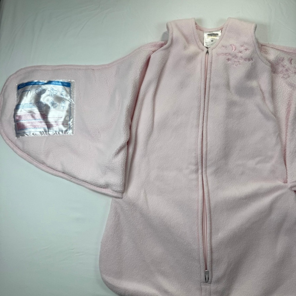 Halo Sleepsack Swaddle Pink Fleece Baby Wearable‎ Blanket 0-6 Months - Picture 4 of 5
